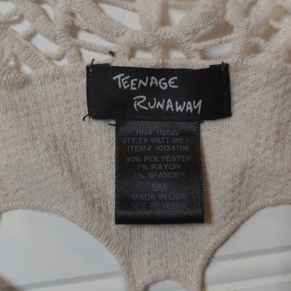 Crochet Skull tank - Picture 3 of 4